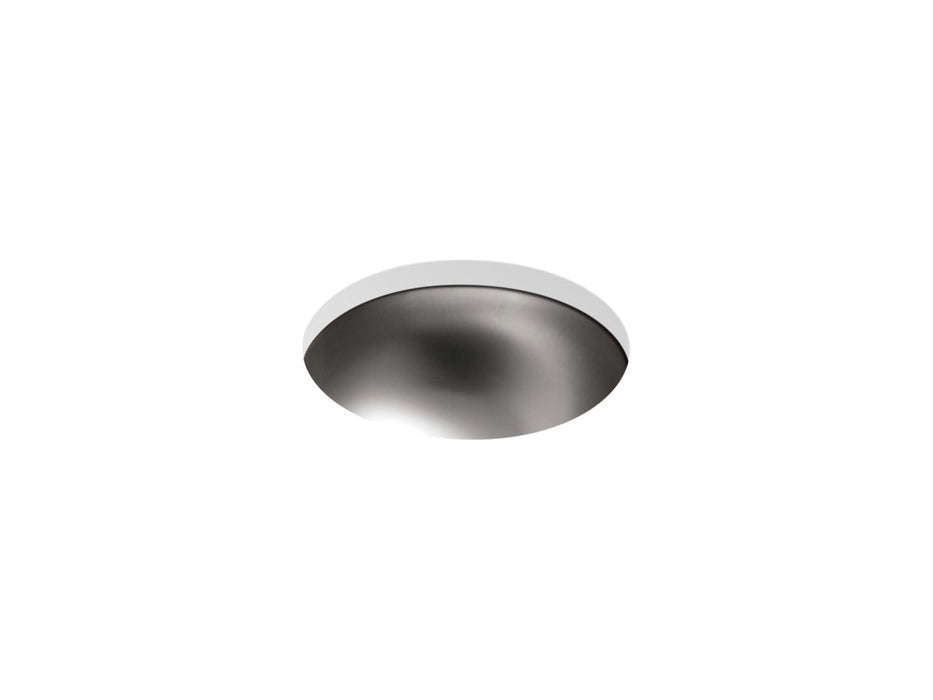 Kohler Bolero 13-3/4" round drop-in/undermount bathroom sink, no overflow