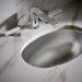 KOHLER K-2611-SU Bolero 16-3/4" oval drop-in/undermount bathroom sink, no overflow