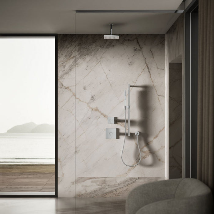 KOHLER K-26148 Honesty 8" single-function rainhead, 2.5 gpm, polished chrome - view 3