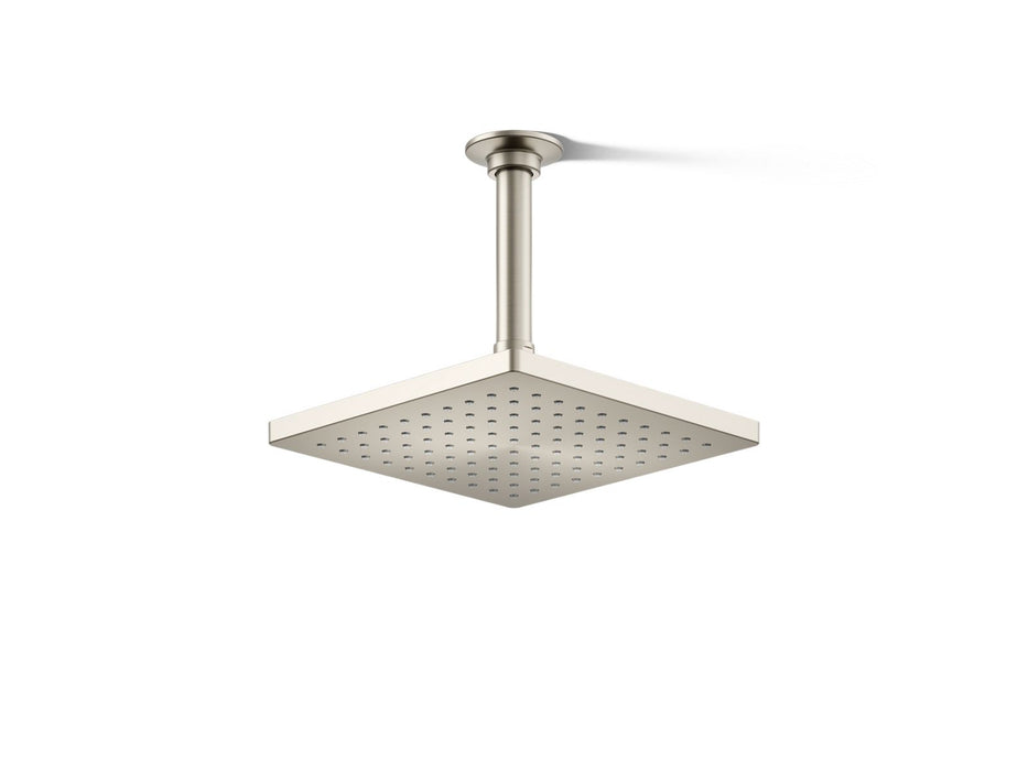 KOHLER K-26148 Honesty 8" single-function rainhead, 2.5 gpm, vibrant brushed nickel
