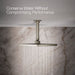 KOHLER K-26148 Honesty 8" single-function rainhead, 2.5 gpm, vibrant brushed nickel - view 5