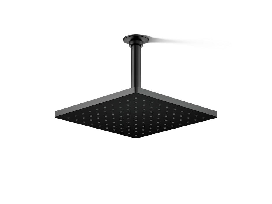 KOHLER K-26149 Honesty 10" single-function rainhead, 2.5 gpm, matte black