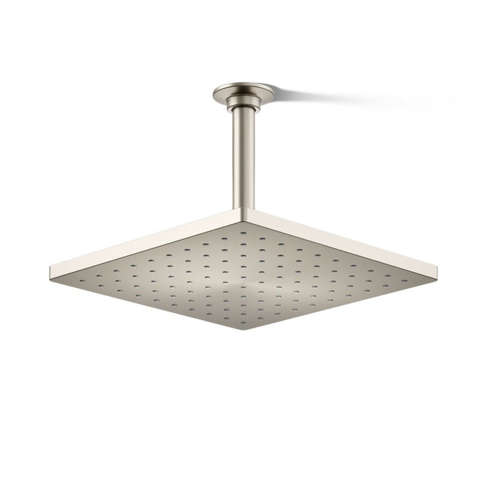 KOHLER K-26149 Honesty 10" single-function rainhead, 2.5 gpm, vibrant brushed nickel - view 3