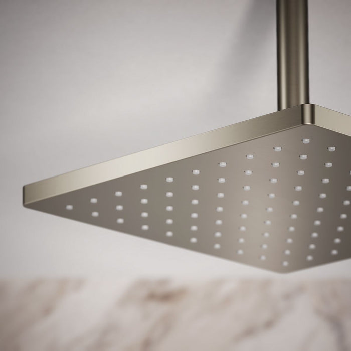 KOHLER K-26149 Honesty 10" single-function rainhead, 2.5 gpm, vibrant brushed nickel - view 4