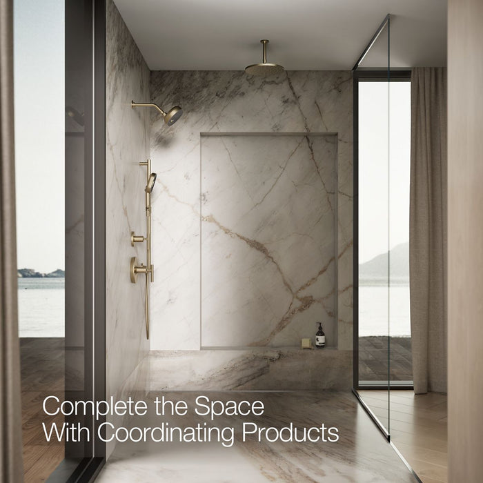 KOHLER K-26284 Statement Oblong three-function handshower, 2.5 gpm