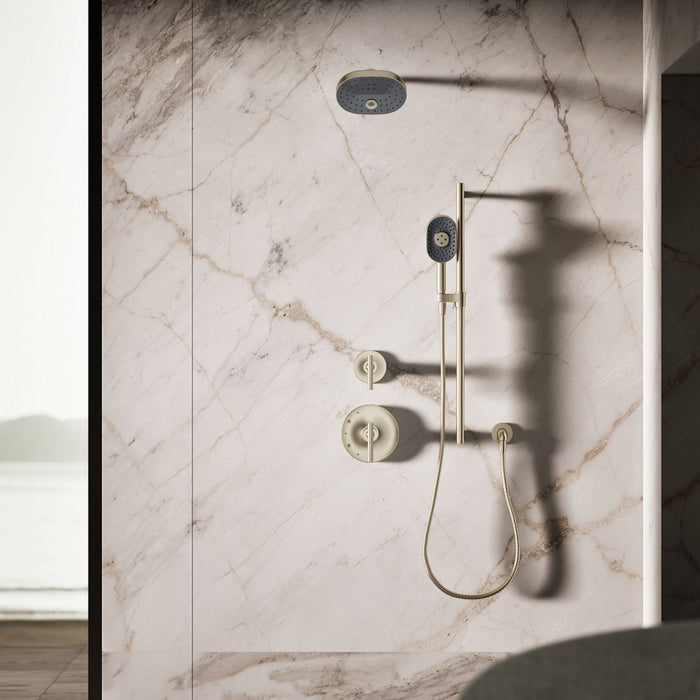 KOHLER K-26284-G Statement Oblong three-function handshower, 1.75 gpm
