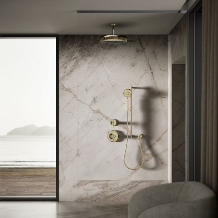 KOHLER K-26292 Statement Round 14" single-function rainhead, 2.5 gpm