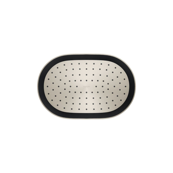 KOHLER K-26293 Statement Oblong 12" single-function rainhead, 2.5 gpm