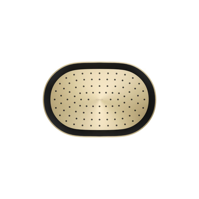 KOHLER K-26293 Statement Oblong 12" single-function rainhead, 2.5 gpm