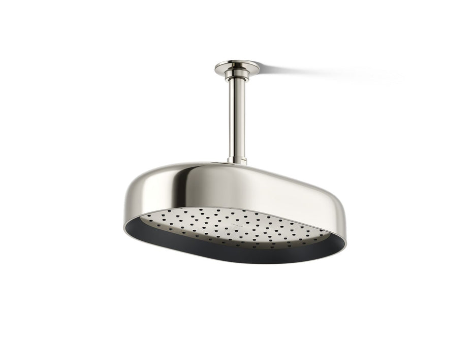 KOHLER K-26293 Statement Oblong 12" single-function rainhead, 2.5 gpm