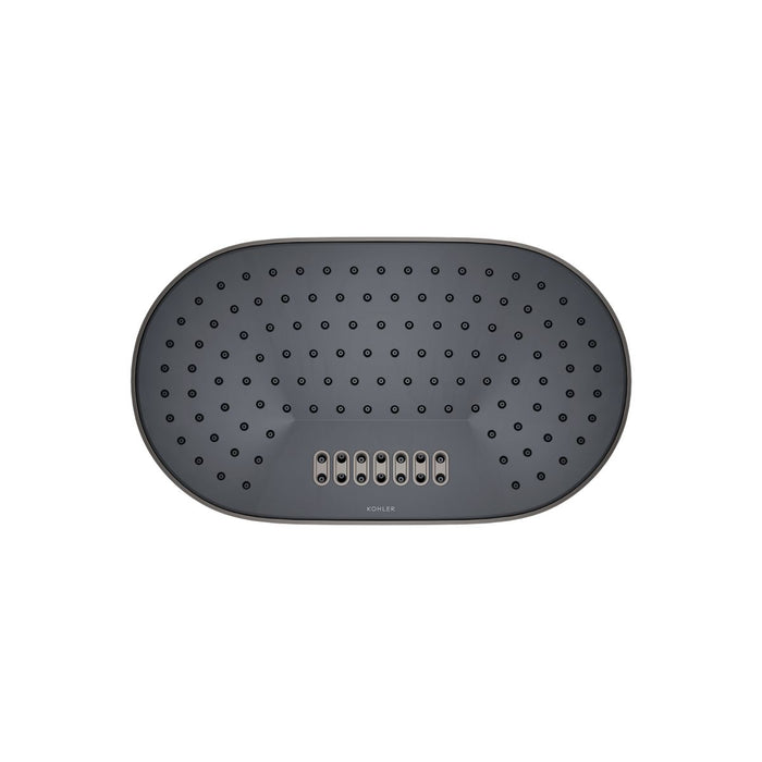 Kohler Statement Oblong 14" two-function rainhead, 2.5 gpm