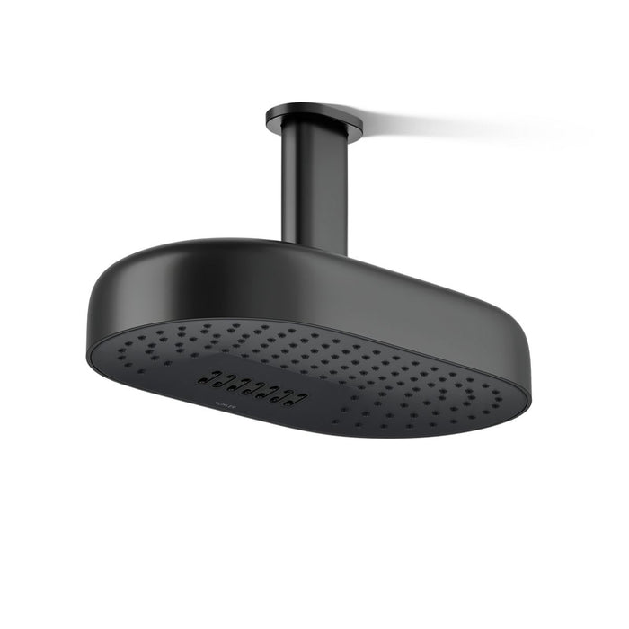 KOHLER K-26295-G Statement Oblong 14" two-function rainhead, 1.75 gpm