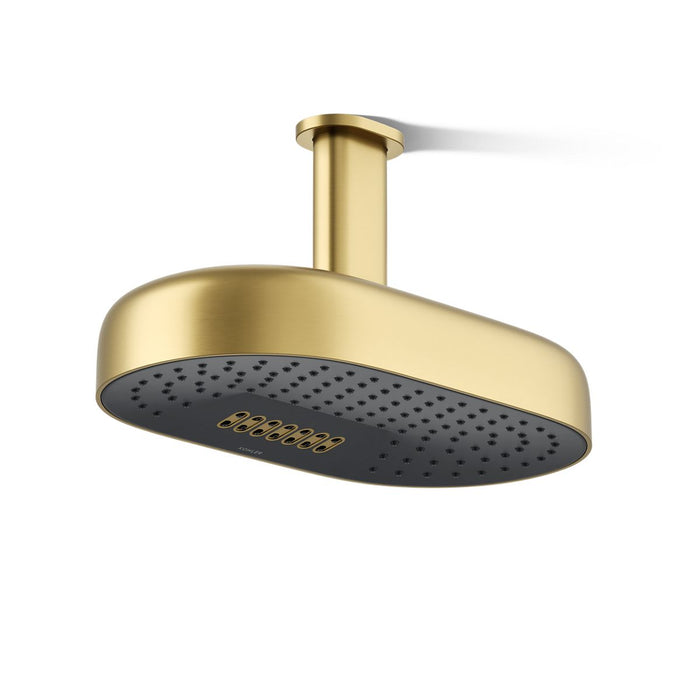 Kohler Statement Oblong 14" two-function rainhead, 1.75 gpm