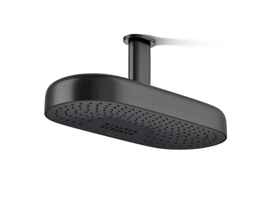 KOHLER K-26297 Statement Oblong 18" two-function rainhead, 2.5 gpm