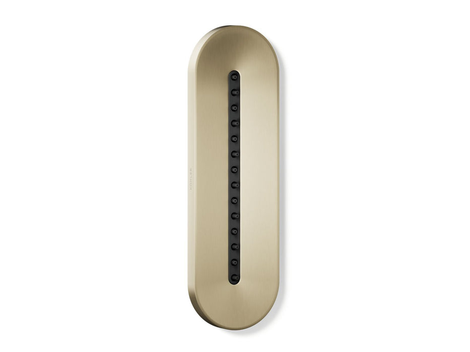 KOHLER K-26300 Statement Oblong Vichy single-function body spray, 2.5 gpm