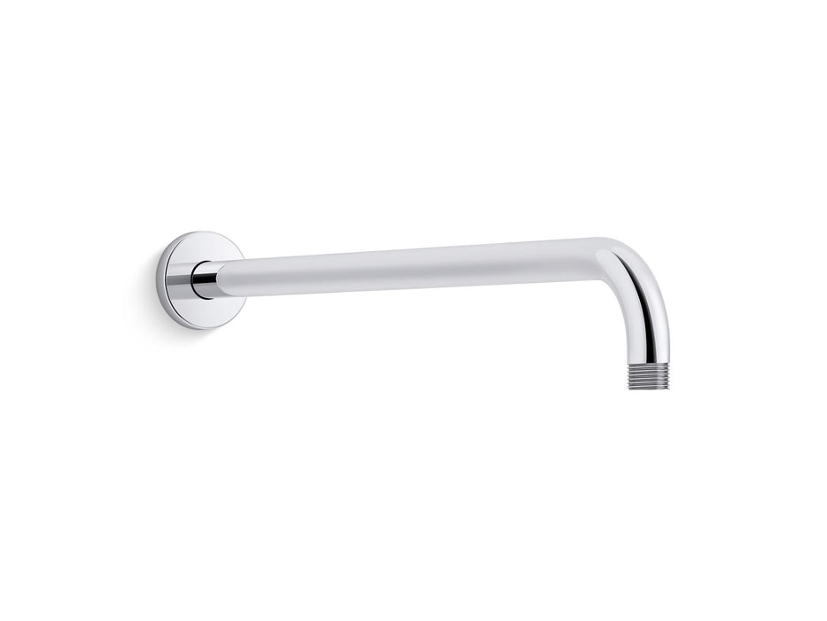 Kohler Statement 19" wall-mount single-function rainhead arm and flange