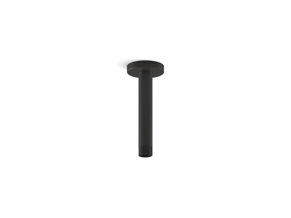 KOHLER KOHLER K-26320 Statement 6" ceiling-mount single-function rainhead arm and flange