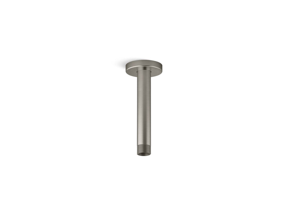 KOHLER KOHLER K-26320 Statement 6" ceiling-mount single-function rainhead arm and flange