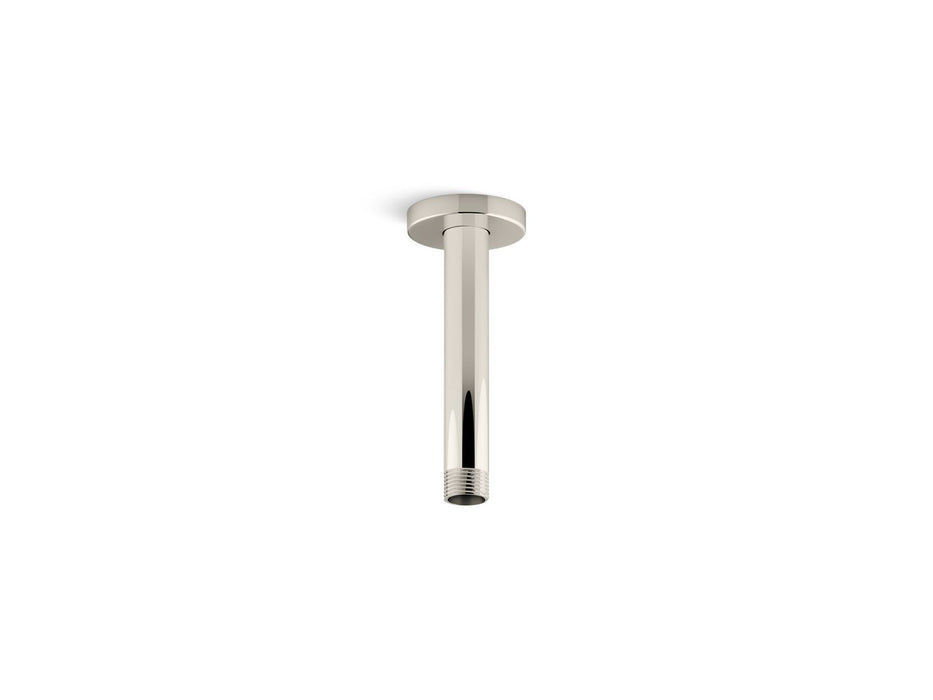 KOHLER KOHLER K-26320 Statement 6" ceiling-mount single-function rainhead arm and flange