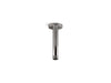 KOHLER KOHLER K-26320 Statement 6" ceiling-mount single-function rainhead arm and flange