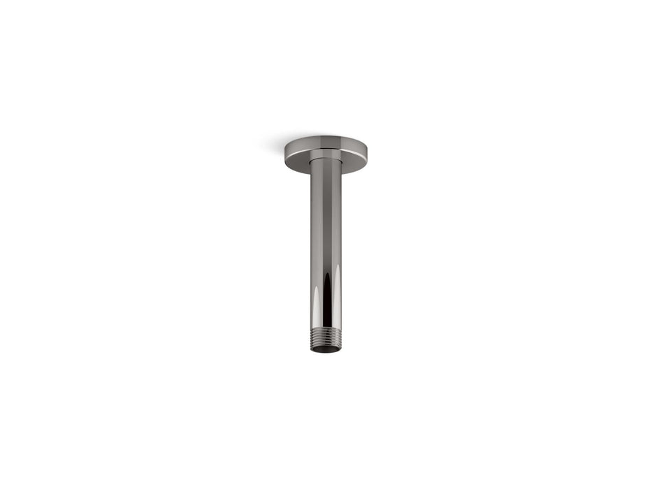 KOHLER KOHLER K-26320 Statement 6" ceiling-mount single-function rainhead arm and flange