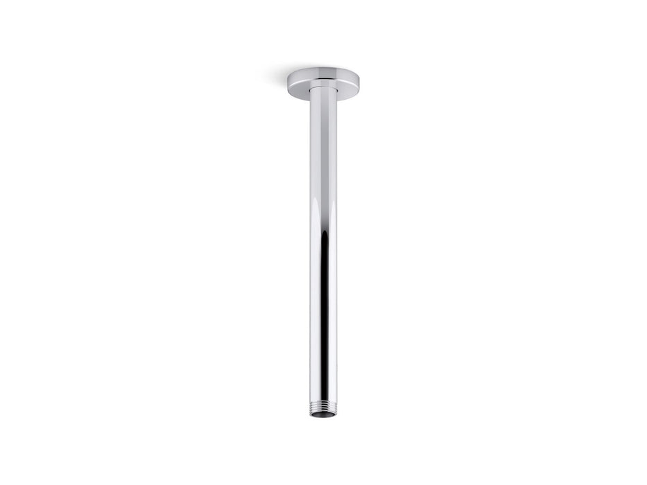 Kohler Statement 12" ceiling-mount single-function rainhead arm and flange