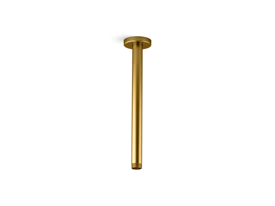 Kohler Statement 12" ceiling-mount single-function rainhead arm and flange