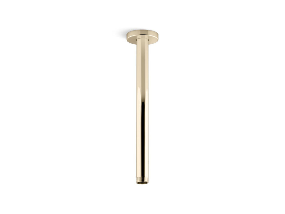 Kohler Statement 12" ceiling-mount single-function rainhead arm and flange