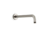 Kohler Statement 15-1/2" wall-mount single-function rainhead arm and flange