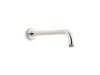 Kohler Statement 15-1/2" wall-mount single-function rainhead arm and flange