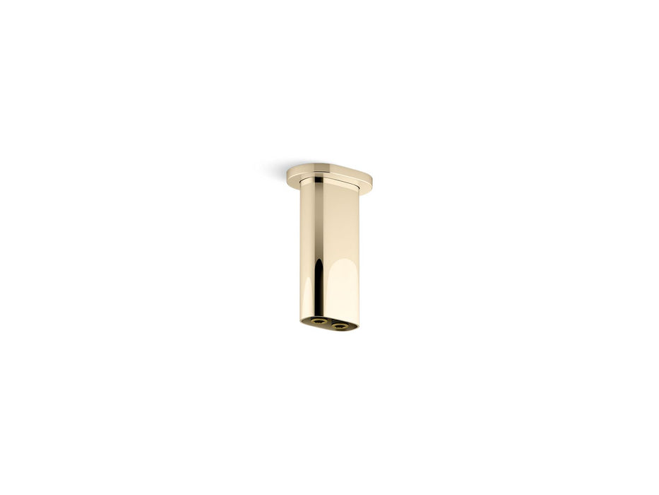 Kohler Statement 5" ceiling-mount two-function rainhead arm and flange