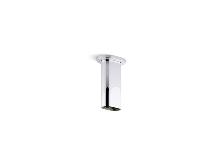 Kohler Statement 5" ceiling-mount two-function rainhead arm and flange