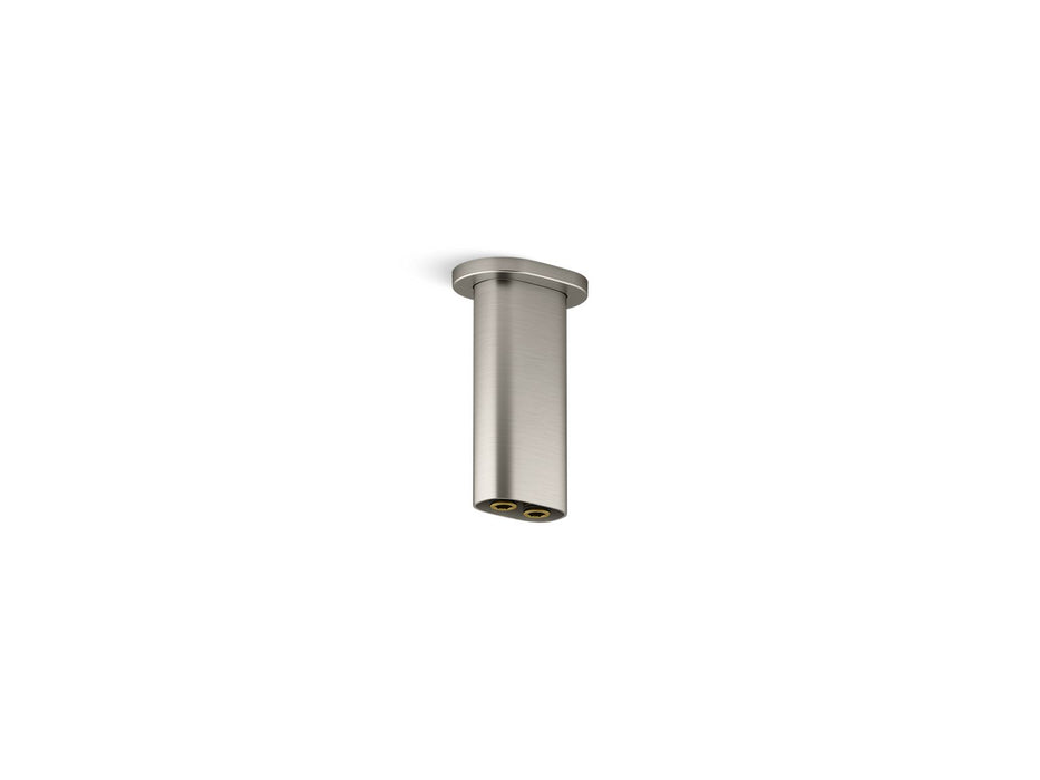 Kohler Statement 5" ceiling-mount two-function rainhead arm and flange