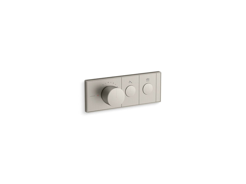 Kohler Anthem Two-outlet recessed mechanical thermostatic valve control