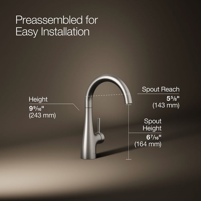 KOHLER K-26368 Transitional beverage faucet
