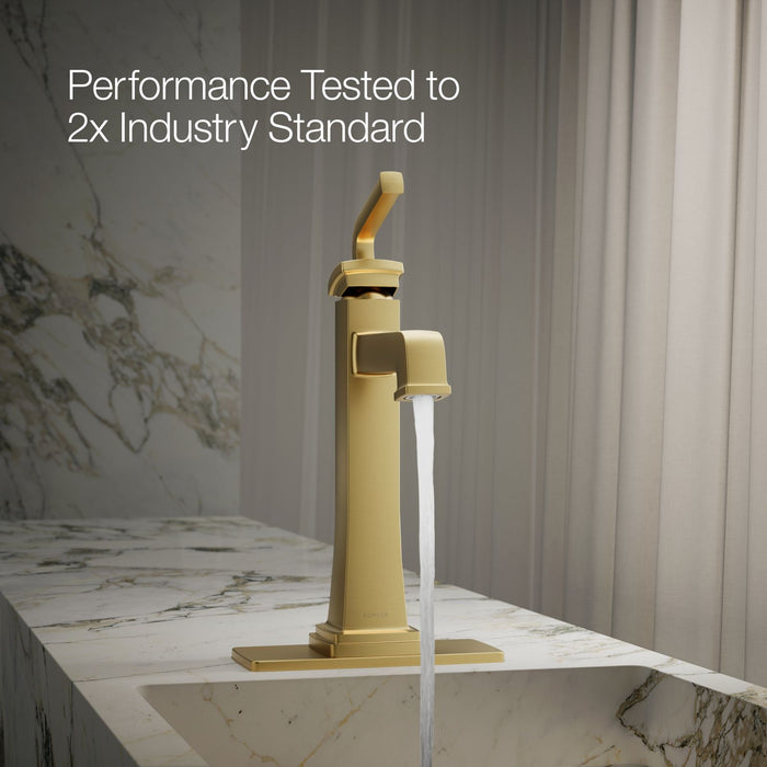 KOHLER K-26430-4K Riff Tall single-handle bathroom sink faucet, 1.0 gpm