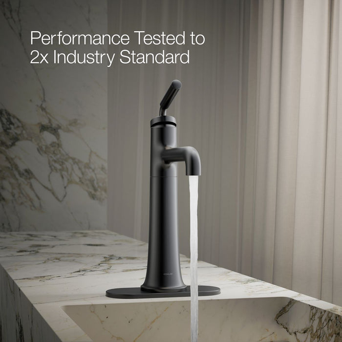 KOHLER K-26437-4N Tone Tall single-handle bathroom sink faucet, 0.5 gpm