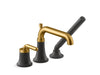 Kohler Tone Deck-mount bath faucet with handshower