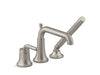Kohler Tone Deck-mount bath faucet with handshower