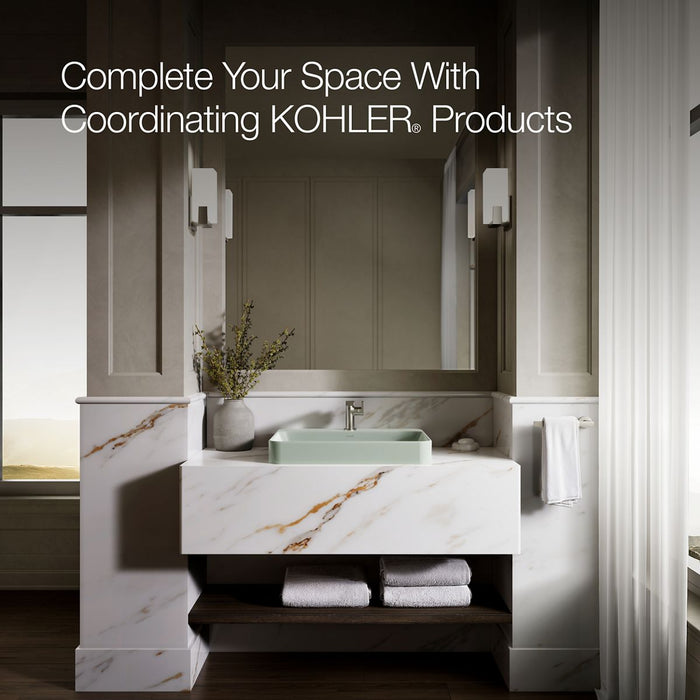 Kohler Vox 23" rectangular vessel bathroom sink