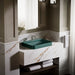 KOHLER K-2660-1 Vox 23" rectangular vessel bathroom sink, teal - view 4