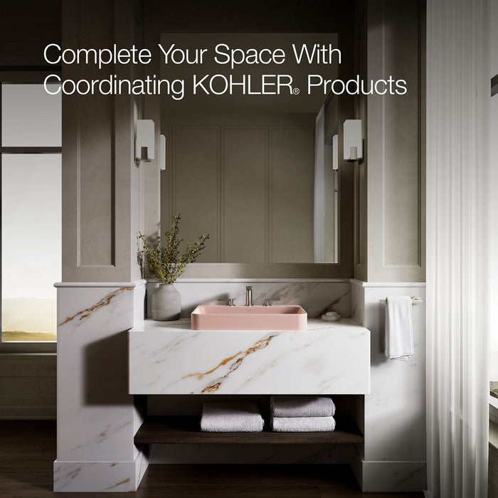 Kohler Vox 23" rectangular vessel bathroom sink