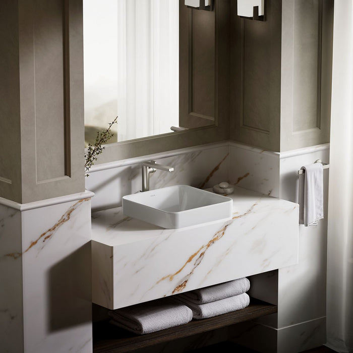 KOHLER Vox 16-1/4" square vessel bathroom sink