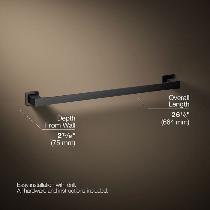 KOHLER Honesty 24" towel bar