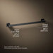 KOHLER Honesty 24" towel bar