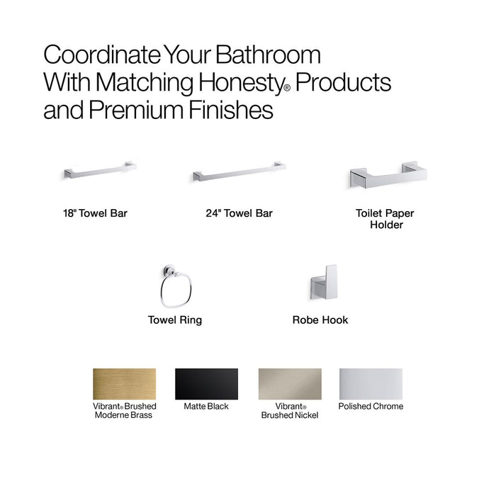 Kohler Honesty Pivoting toilet paper holder