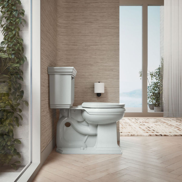 KOHLER K-26802 Impro ReadyLatch Quiet-Close round-front toilet seat