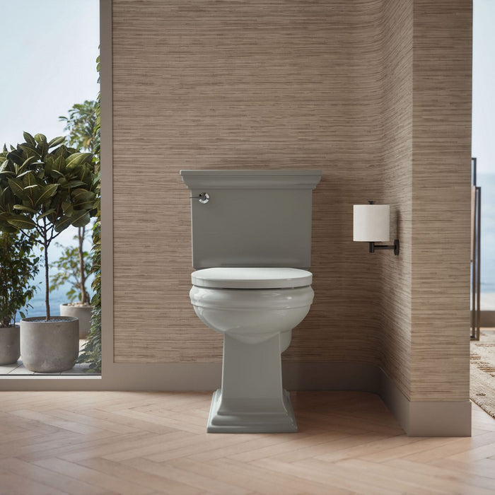 KOHLER K-26802 Impro ReadyLatch Quiet-Close round-front toilet seat
