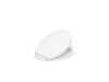 KOHLER K-26802 Impro ReadyLatch Quiet-Close round-front toilet seat