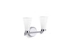 Kohler Simplice Two-light sconce